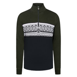 Dale Of Norway Moritz Basic Sweater Men's in Dark Green Dark Charcoal Off White